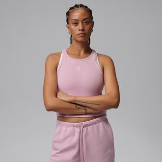 Nike Jordan Womens Jordan Essentials Tank Top in Pink | HF9474-676