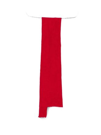 Maria Calderara Scarf Crinkled Felt Ruby Red