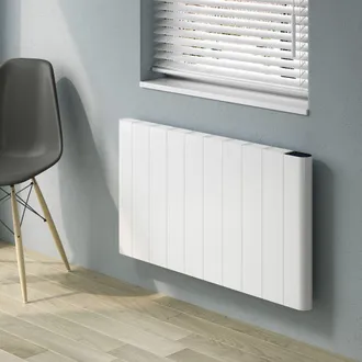 Aquarius DigiTherm Electric Radiator with LCD Display 500 White | Size: 500mm x 897mm