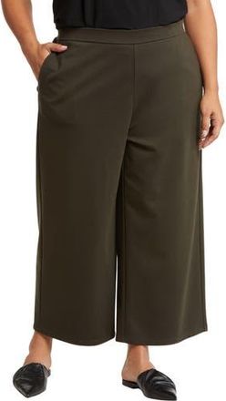 Eileen Fisher High Waist Crop Wide Leg Pants in Wdlnd at Nordstrom Rack, Size 1 X
