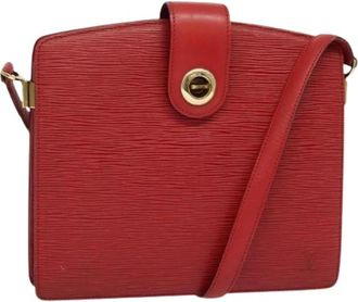 Louis Vuitton Tweedehands leren Louis Vuitton tassen - Dames - Vintage Schoudertas - Rood - ONE Size - Vintage