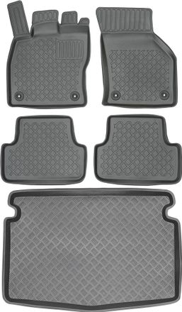 OEM Juego De Alfombrillas Para Coche Y Maletero Para Volkswagen Golf Sportsvan (modelos 2014-2020)