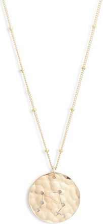 Nashelle Constellation Pendant Necklace in Gold Fill Libra at Nordstrom