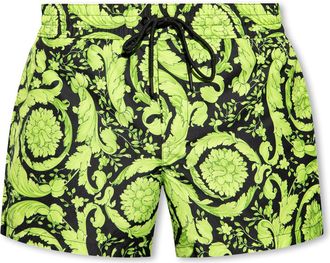Versace Barocco zwemshorts met logo-print