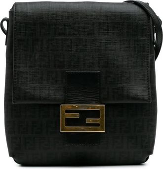 Fendi Pre-owned Fendi Zucchino Spalmati Crossbody Ladies 8BT075 FB5 119 2111