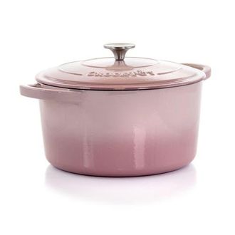 Crock-pot Artisan 2 Piece 7 Quarts Enamled Cast Iron Dutch Oven in Blush Pink at Nordstrom