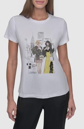 Women's DKNY T-Shirts - up to −49% | Stylight
