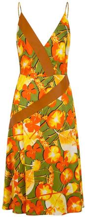 Trussardi yellow Silk Women Womens Dress