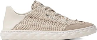 Jimmy Choo London Diamond low-top sneakers - women - Leather/Rubber/Leather - 39,5 - Neutrals