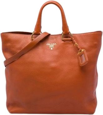 Prada Pre-owned Vintage Satchel - Pre-owned - Mujer - Naranja - ONE SIZE
