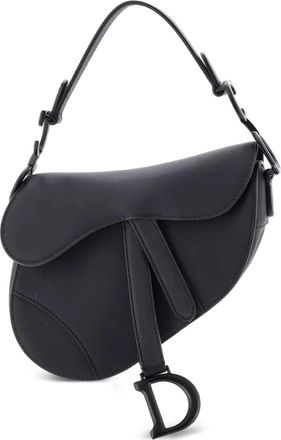 Dior Ultra Matte Saddle Handbag Leather Mini shoulder bag - Nero