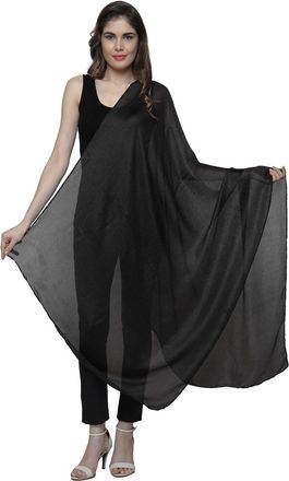 World of Shawls Exquisite Silky Textured Weave Effect Shawl/Scarf/Wrap for Occasion Party Wedding, Bridal, Bridesmaid, Cover Up (Black)