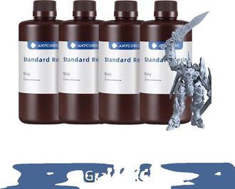 OEM Resina Uv Anycubic De 4 Kg, Longitud De Onda De Curado De 405 Nm, Alta Viscosidad De 552 Mpa&middot;s