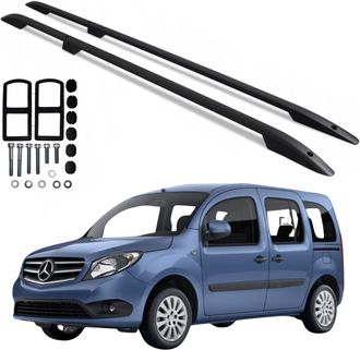 OEM Barras De Techo Mercedes-benz Citan W415 L2 Largas 2012-2021 Negras S&oacute;lidas