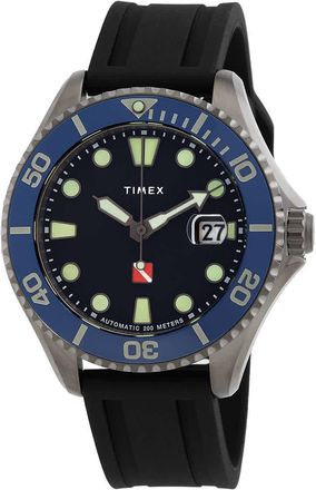 Timex Automatic Black Dial Mens Watch TW2W21100