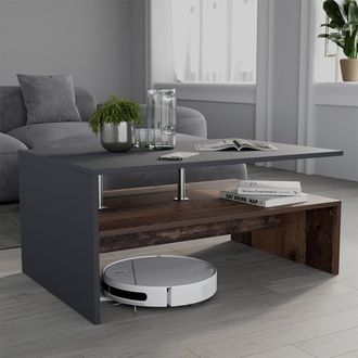 Vicco Mesa De Centro Amato, Antracita, 90 X 52.6 Cm, Vicco