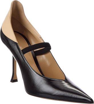 Fendi Fendi Nude Leather Pump