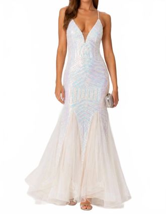 Jasz Couture Mermaid Gown In White