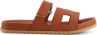 Andrea Womens Casual Flat Sandal In Honey