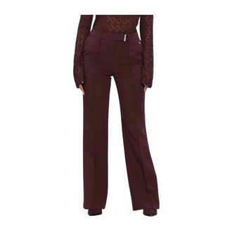 Aaiko Chantalle Rpes 345 Wijde Broek - Dames - Broeken - Bruin - Maat: L Zijde
