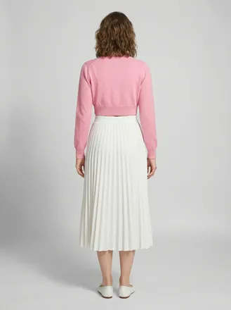 Dolce & Gabbana Womens Pink Silk Cardigan Clothing