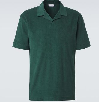 Sunspel Cotton terry polo shirt