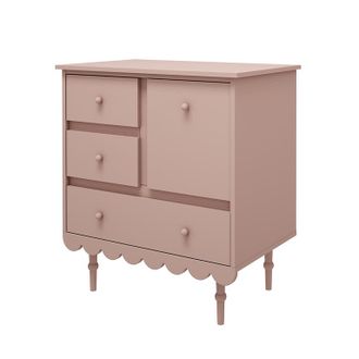 OEM Commode 3 Tiroirs 1 Porte Wood Luck Babushka Rose