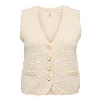 Only Mouwloos vest met V-hals