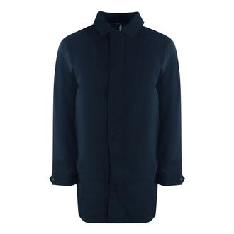 Aquascutum Mens Active Navy Blue Trench Jacket - Size Medium