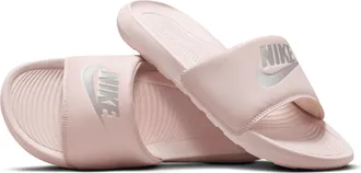 Nike Womens Victori One Slides in Pink | CN9677-600