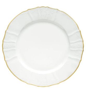 Anna Weatherley Simply Anna Charger Plate in White/gold at Nordstrom