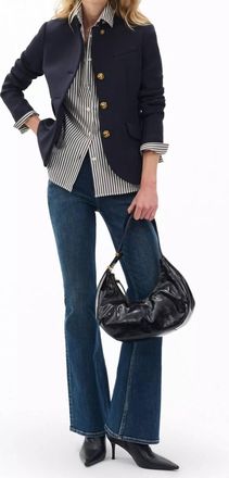 Rag & Bone Slade Textured Knit Blazer In Salute