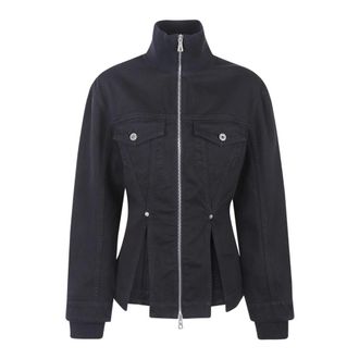 Jean Paul Gaultier Denim Jackets, female, Blue, M, Slit Denim Jacket