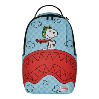 Sprayground Sprayground, Tassen, unisex, Veelkleurig, ONE Size, Snoopy Pilot Shark Rugzak