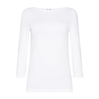 Wolford Cordoba Top Lange Mouwen - Dames - Longsleeves - Wit - M - Katoen - Tops