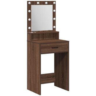 vidaXL Vidaxl - Dressing Table Brown oak 50 x 41 x 135 cm Engineered wood