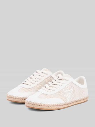 Tommy Hilfiger Sneaker mit Logo Stickerei in Offwhite, Gr&ouml;&szlig;e 38