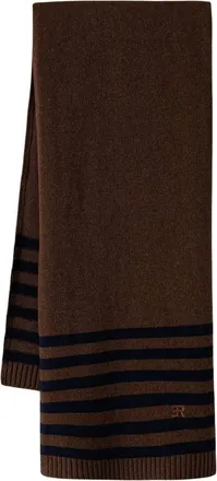 Ermanno Scervino Accessoires, Dames, Bruin, ONE Size, Wol, Firenze Sjaal