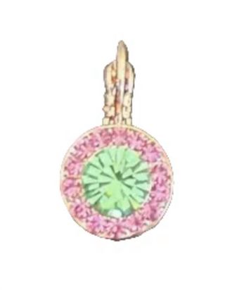 Mariana Womens Tutti Frutti Sophia Earrings In Green/ Pink