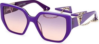 Guess GU7892 81Z Womens Sunglasses Purple Size 55