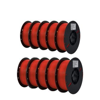 OEM Filamento Pla Para Impresoras 3d, 1,75 Mm De Di&aacute;metro, Rollo De 1 Kg, 10 Kg De Pla Rojo