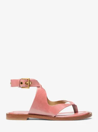 Michael Kors Irene Leather Thong Sandal
