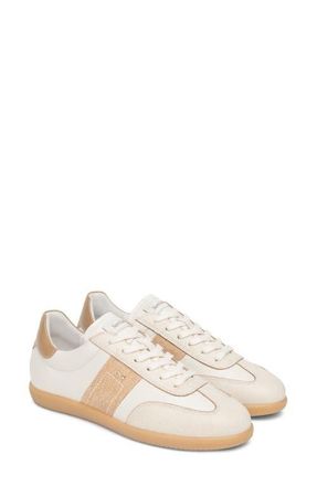 Nero Giardini Low Top Sneaker in White/Beige at Nordstrom, Size 10Us