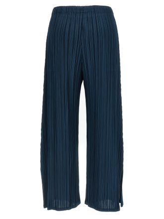 Pleats Please Issey Miyake Trousers - Navy