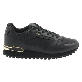 HUGO BOSS Schoenen, Heren, Zwart, 42 EU, Denim, Sneakers