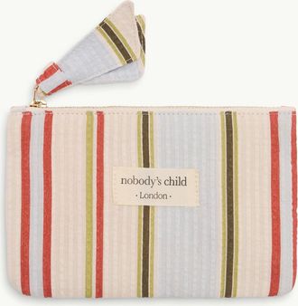 Nobody's Child Cream Striped Coin Purse