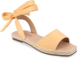 Journee Collection Women & apos;s Emelie Medium and Wide Width Espadrille Sandals