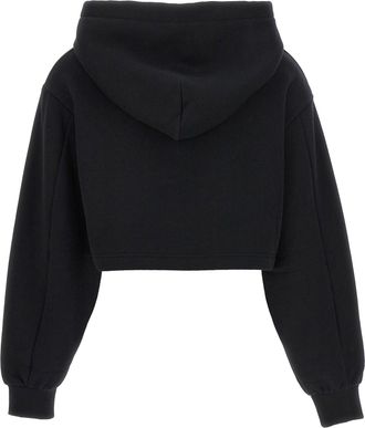Dolce & Gabbana Logo-Embroidered Hoodie - Black