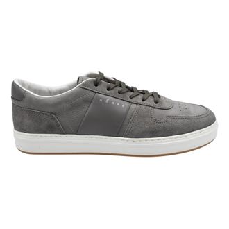 Hogan Allacciato Fascia Logo - Heren - Sneakers - Grijs - 44 EU - Leer - Schoenen