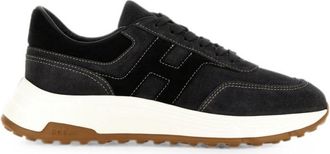 Hogan Blue Suede Logo Sneakers